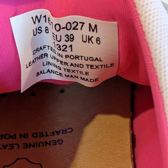 Samuel Hubbard Flight white with pink elastic lace leather sneakers, size 8,EUC - Picture 8 of 9